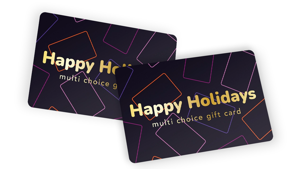 Surprise! The perfect Christmas gift card